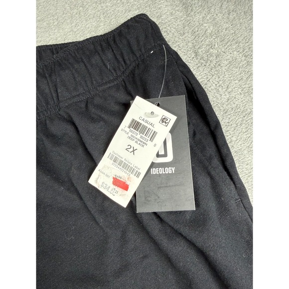 NWT ID Ideology Women's Plus Size Casual Jogger Sweatpants Black 2X - Picture 8 of 10